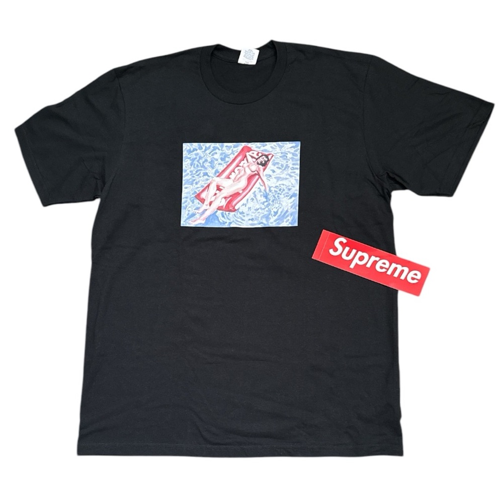 Supreme Float Tee NEW never worn + sticker black Large L